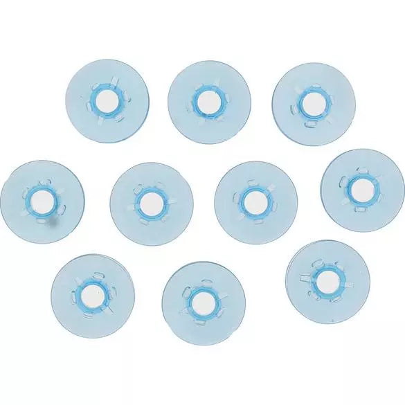 10 Pack Clear Plastic Bobbins - PFAFF #9033P
