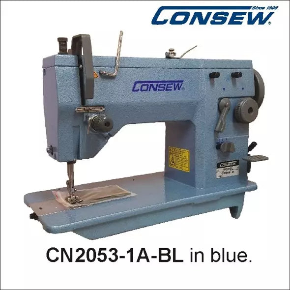 Consew CN2053R-2A 3-Step Zig-Zag Industrial Sewing Machine with Table and Servo Motor