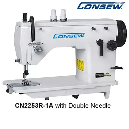 Consew CN2053R-2A 3-Step Zig-Zag Industrial Sewing Machine with Table and Servo Motor