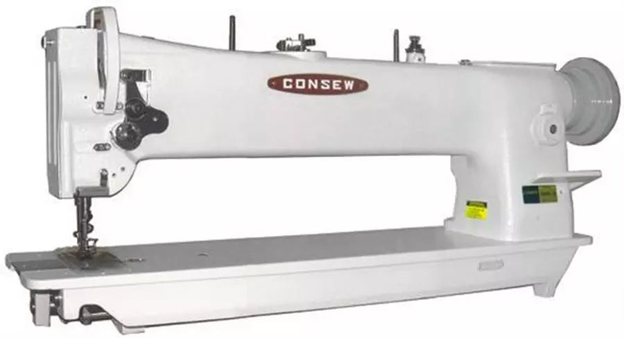 Consew 206RBL-18 | 18" Long Arm Triple Feed Walking Foot Industrial Sewing Machine