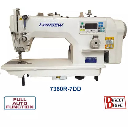 Consew 7360R-7DD Direct-Drive High-Speed Lockstitch Industrial Sewing Machine