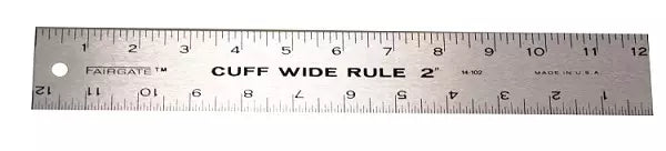 Fairgate Cuff Width Ruler