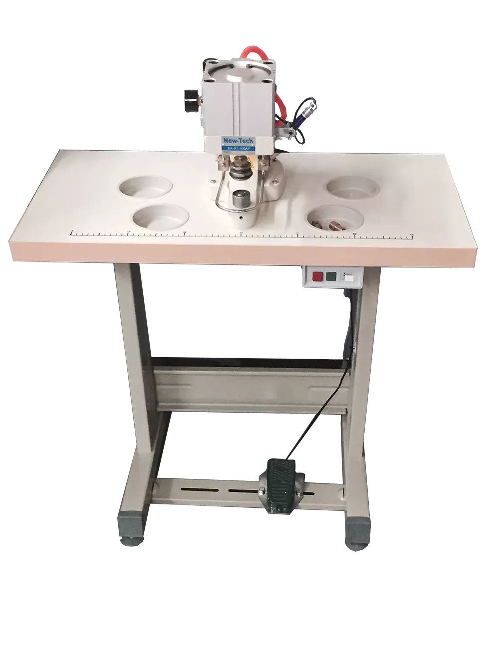 New Tech Pneumatic Press for Grommets, Snaps, Buttons & Rivets w/Laser Pointer (1 die set)