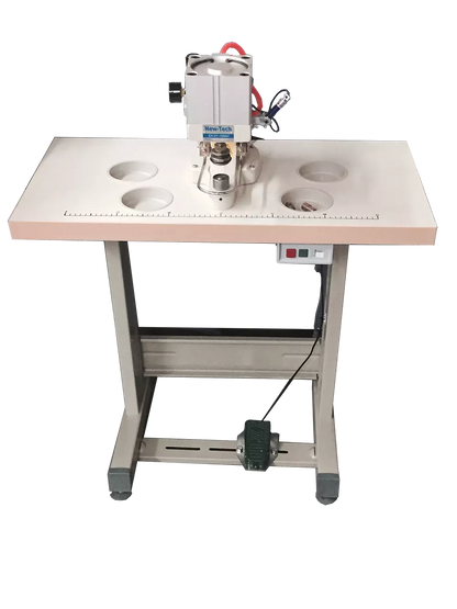 New Tech Pneumatic Press for Grommets, Snaps, Buttons & Rivets w/Laser Pointer (1 die set)