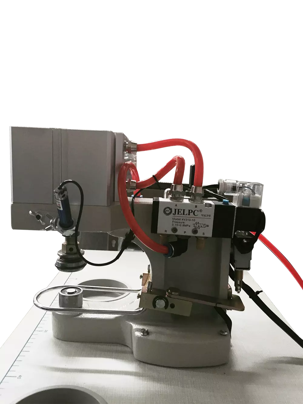 New Tech Pneumatic Press for Grommets, Snaps, Buttons & Rivets w/Laser Pointer (1 die set)
