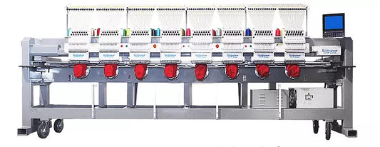 Meistergram GEM 1508 | 8-Head Professional Multi-Head Embroidery Machine