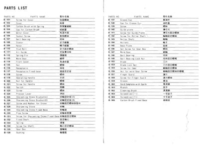 Micro-top MB-90 replacement parts - ALL