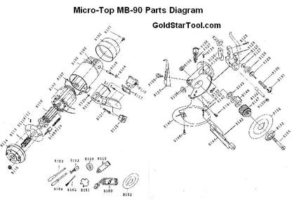 Micro-top MB-90 replacement parts - ALL