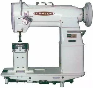 Consew 389RB-2 High-Speed Twin-Needle Post Bed Compound Feed Industrial Sewing Machine