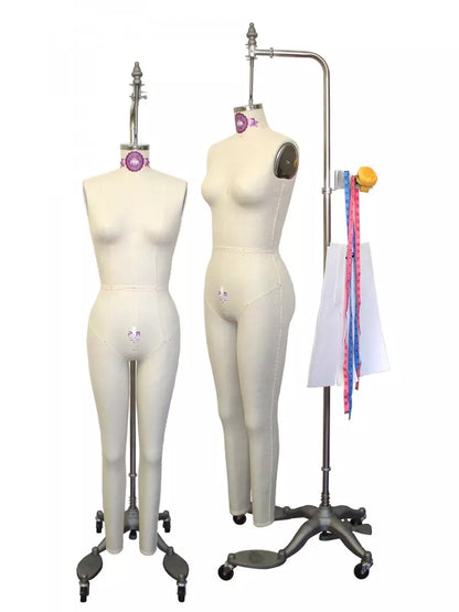 Industry Grade Female Full Body Dress Form with Collapsible Shoulders #PGM-605A