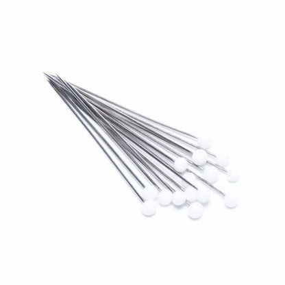 Assorted Color Glass Head Silk Pins
