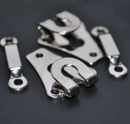 Pants Hook And Bar 24 Set Heavy Duty Nickel