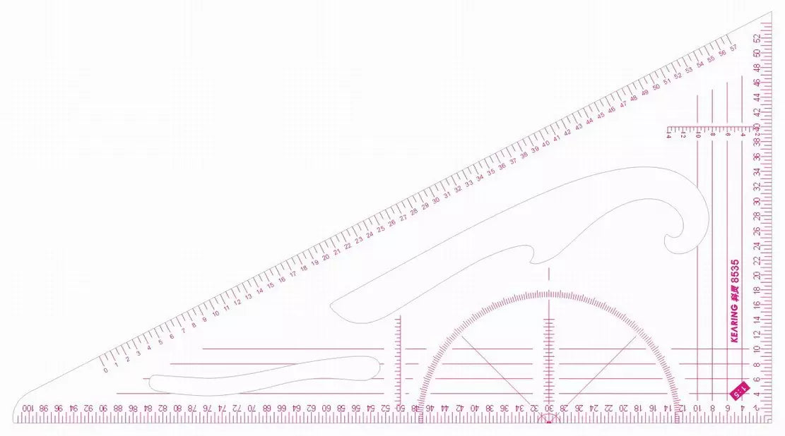 Transparent Scale Ruler Metric