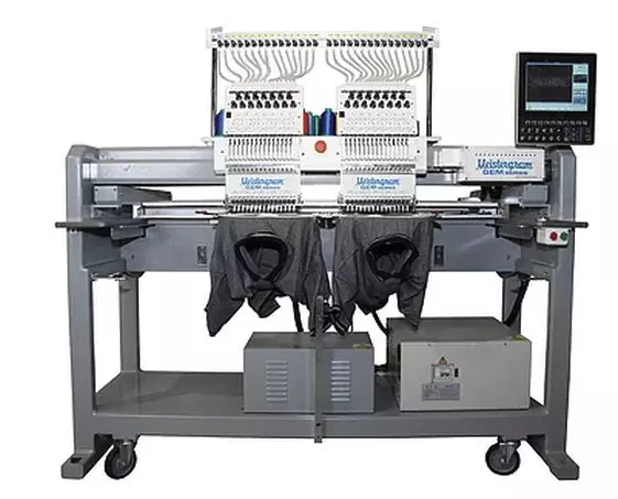 Meistergram GEM 1502 | 2-Head Professional Multi-Head Embroidery Machine