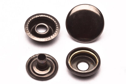 24 Ligne 15mm (5/8") Ring Snaps 4 Part Durable,havy duty and sturdy, Ring Snap F