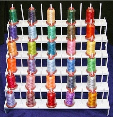 Arranger Adjustable 60+ Thread or 30 Cone Spool Holder Plastic Wall Mount Rack