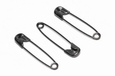 Safety Pins gun metal  #00 3/4" (200) PC/ bag great for price hand tag & crafts