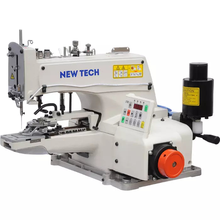 New-Tech GC-1377D Direct-Drive Chainstitch Button Attaching Industrial Sewing Machine