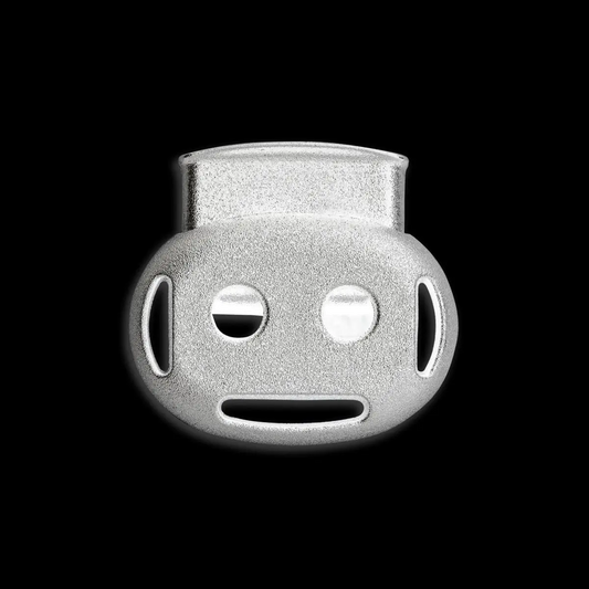 Double Hole Cord Lock - 1/8" - Black