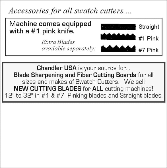 Consew CM-12P-2 Portable Swatch Cutter