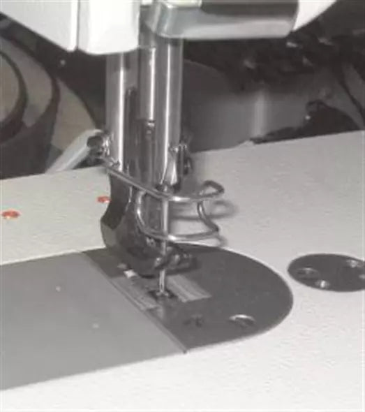 Consew 206RB-5 Triple Feed Heavy Duty Single Needle Drop Feed Lockstitch Upholstery Industrial Sewing Machine With Table and Servo Motor