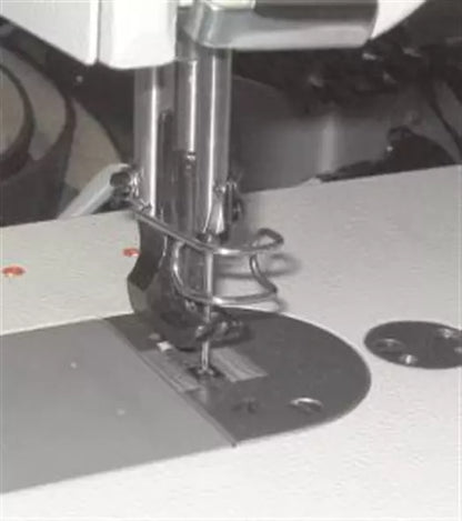 Consew 206RB-5 Triple Feed Heavy Duty Single Needle Drop Feed Lockstitch Upholstery Industrial Sewing Machine With Table and Servo Motor