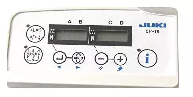 JUKI CP-18 Operation Panel