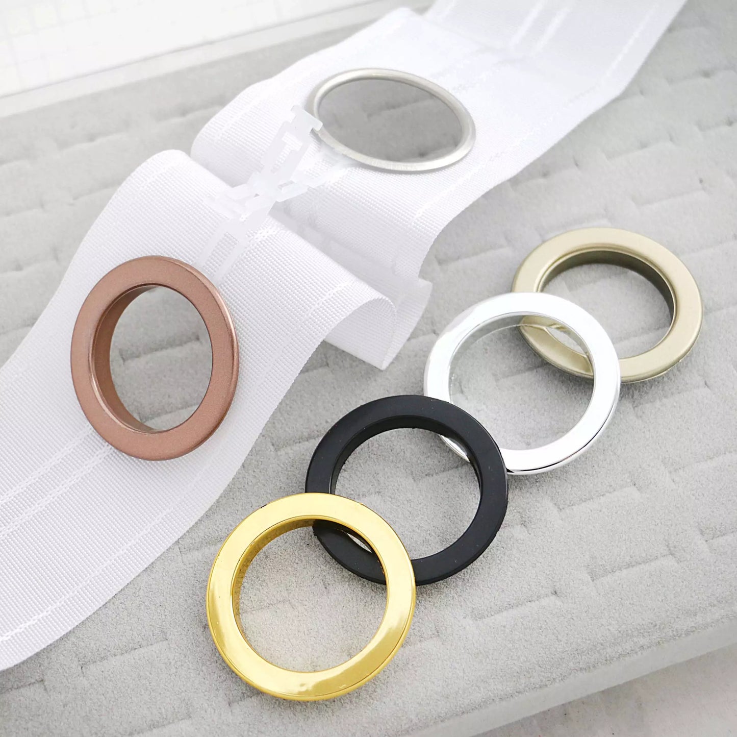 3" Grommet-Eyelet Curtain Tape