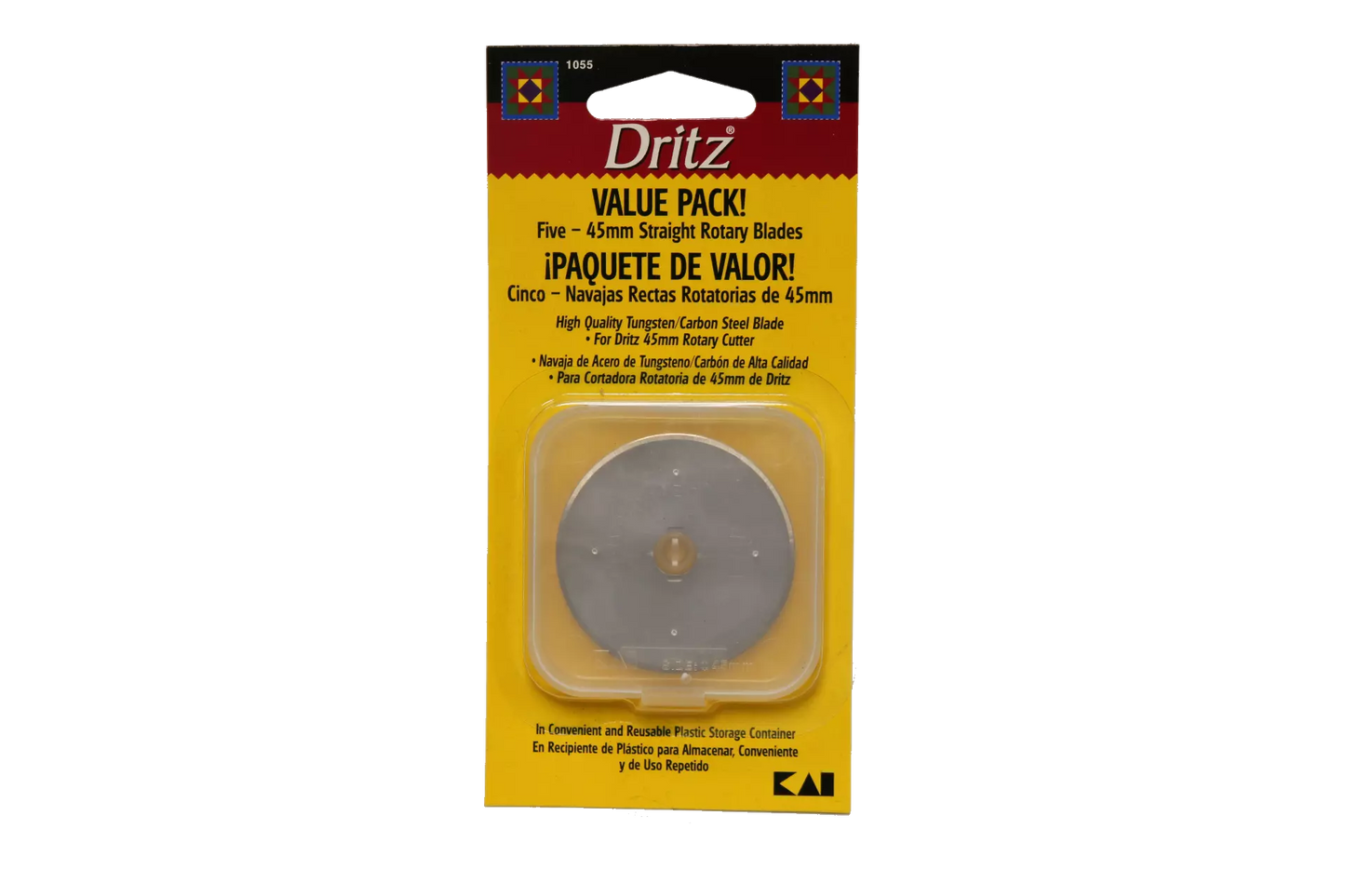 45mm Dritz Rotary Cutter Replacement Blades 5 Pack