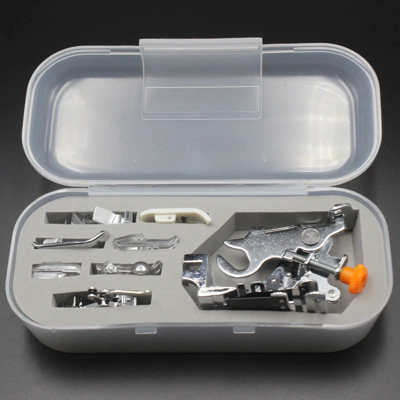 8 Piece Snap-on Presser Foot Kit With High and Low Shank Adapters