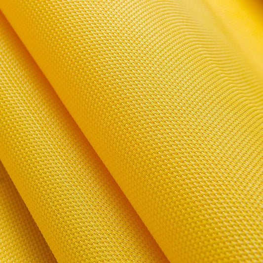 60" Wide Lemon Yellow Vinyl Mesh Fabric