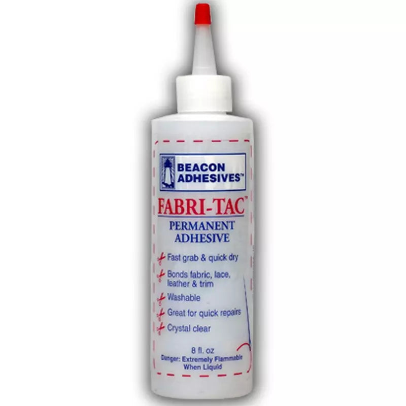 Beacon Fabri-Tac Permanent Adhesive 2oz, 4oz, 8 oz