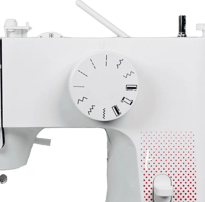 Family Sew FS-30H Compact Portable Walking Foot Industrial Sewing Machine with Built-in Motor