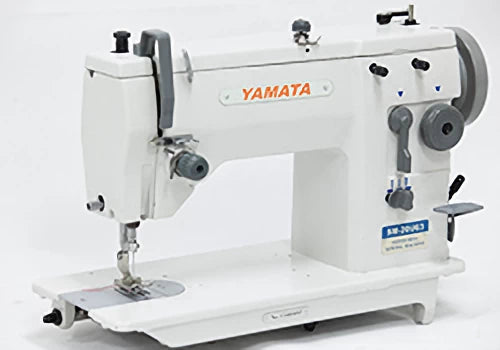 Yamata GG20U63 Single-Needle Zig-Zag & Embroidery Machine   Commercial Grade Lockstitch with 12mm Wide Zig-Zag