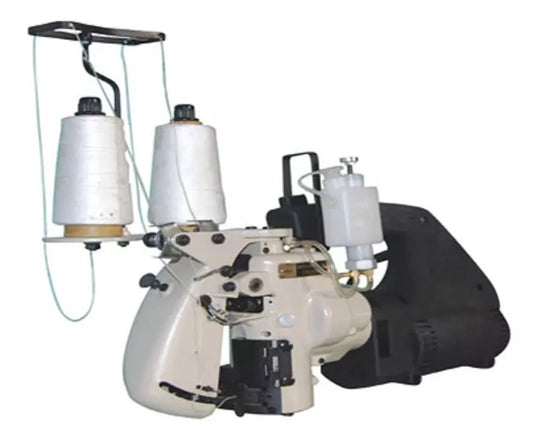 New-Tech GK-2006-2 Portable Double-Thread Heavy-Duty Bag Closer Industrial Sewing Machine