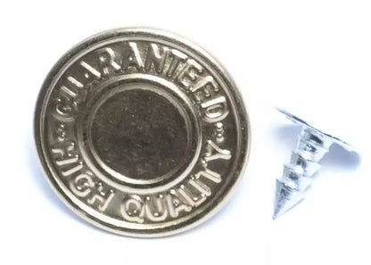 Rivets - Jean Button - Text Design