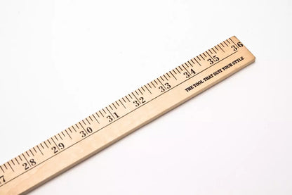 Ruler, Wood CHOOSE SIZE
