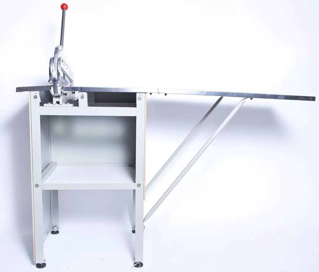 16" Heavy Duty Swatch Cutter with Industrial Stand & Cabinet (#GS42-8)