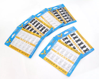 Nylon Covered Hook & Eye Sets