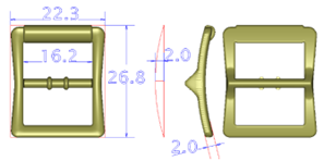 Center Bar Buckle