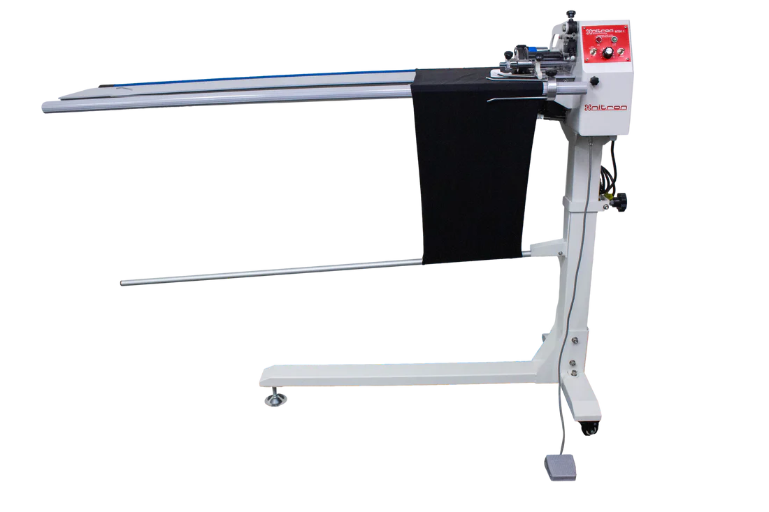 New-Tech NT-911 Industrial Automatic Bias Cutting Machine for Knitted Ribbons