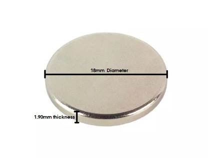 Invisible Round Magnetic Snaps