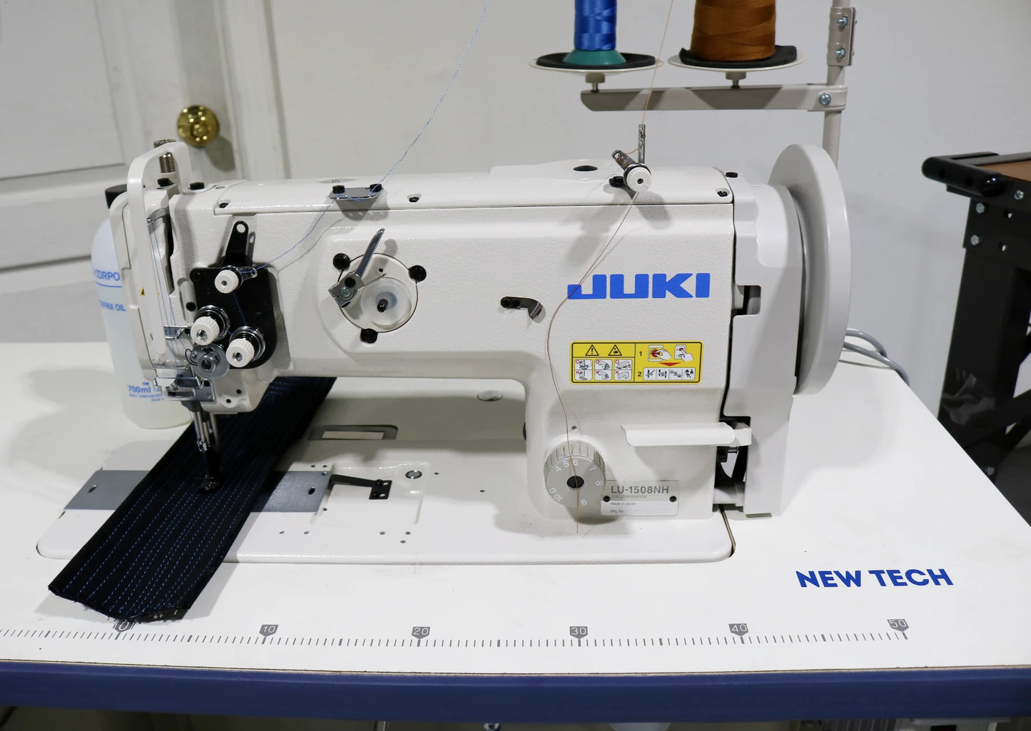 JUKI LU-1508NS Heavy-Duty Single Needle Walking Foot Industrial Sewing Machine