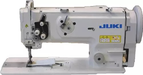 JUKI LU-1508NH Extra Heavy Duty Single Needle Unison Feed Lock Stitch Machine With Vertical-axis Large Hook, Table, and Servo Motor