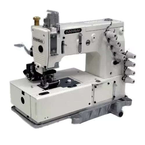 Kansai Special DLR-1503PTF 3-Needle Double Chainstitch Machine Heavy-Duty Industrial Sewing Machine