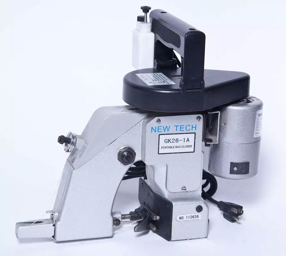 New-Tech GS-26-1A Portable Heavy-Duty Bag Closer Industrial Sewing Machine