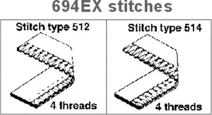 Consew 694EX High-Speed Industrial Overlock Sewing Machine