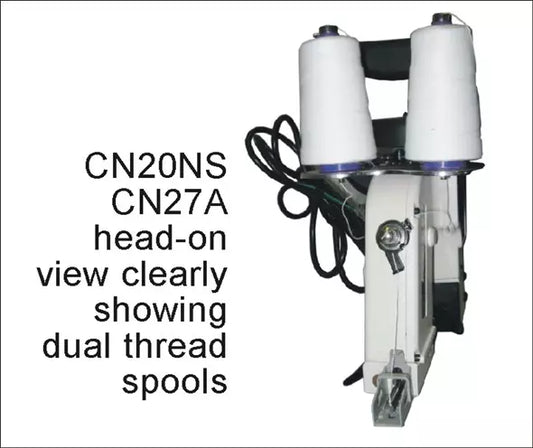 Consew C20NS Two-Thread Double-Needle Bag Closing Machine with Oil Lubrication System