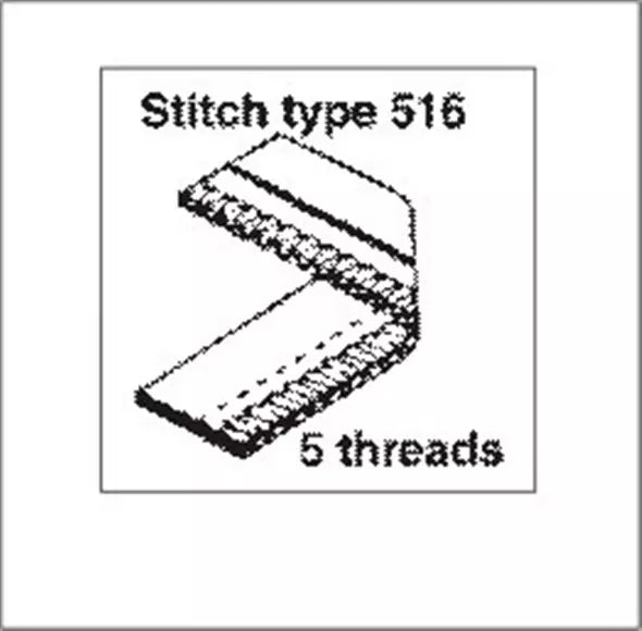 Consew CM795EXT-H Heavy-Duty High-Speed 5-Thread Overlock Industrial Sewing Machine