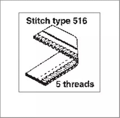Consew CM795EXT-H Heavy-Duty High-Speed 5-Thread Overlock Industrial Sewing Machine